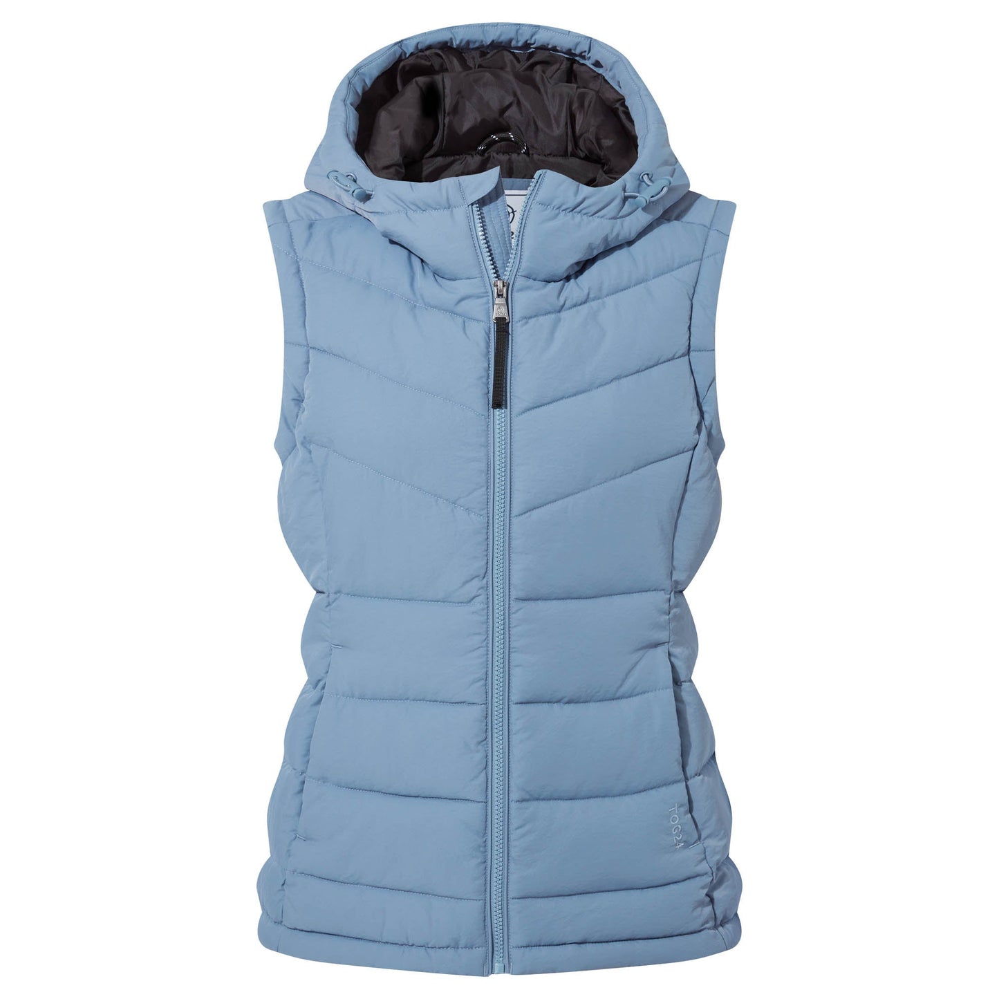 Calvo Womens Padded Gilet - Misty Blue