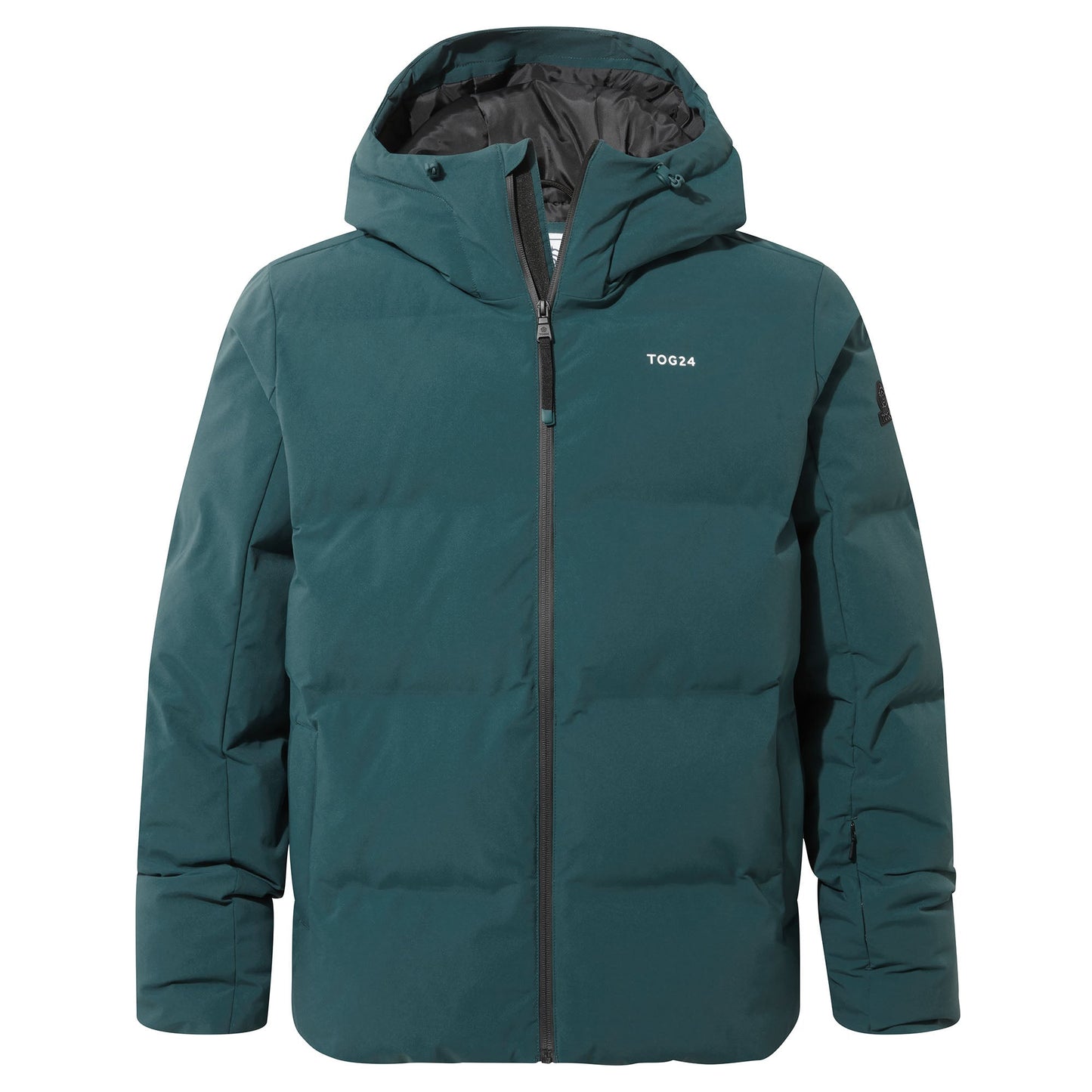 Davos Mens Shower Resistant Insulated Ski Jacket - Dark Turquoise