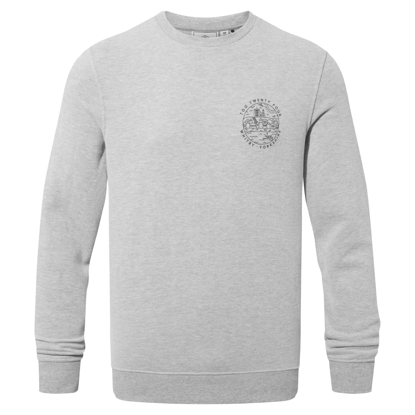 Esk Mens Supersoft Sweatshirt - Mid Grey Marl