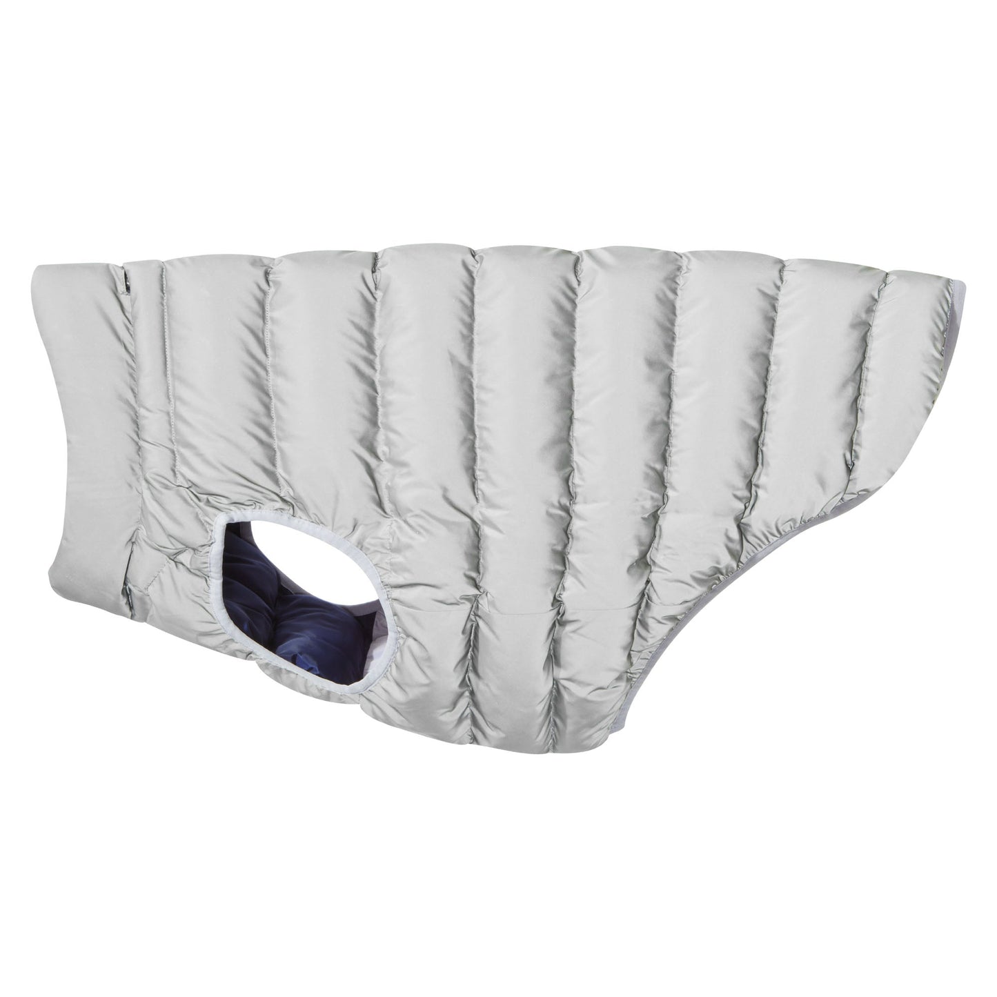 Fetch Padded Dog Coat XL - Oxford Blue/Light Mist/Lavender Grey