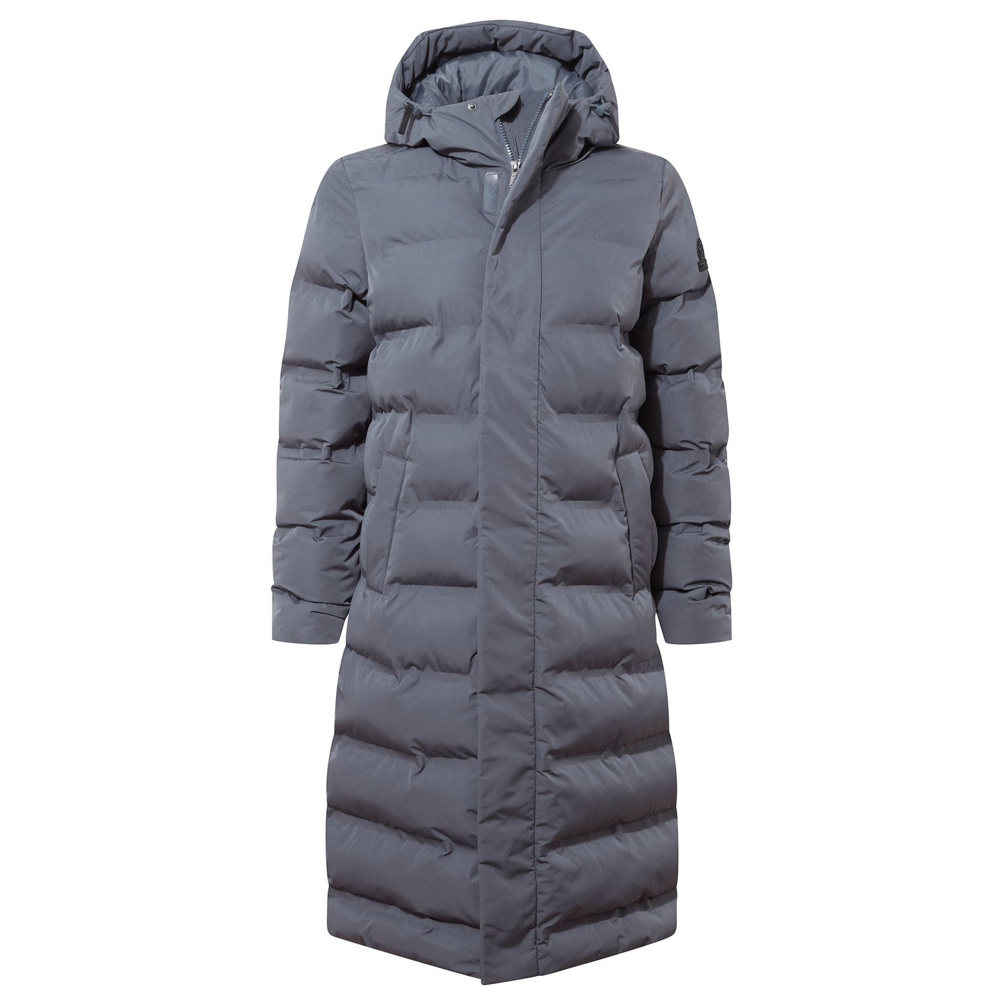 Glaston Womens Shower Resistant Insulated Parka - Washed Blue