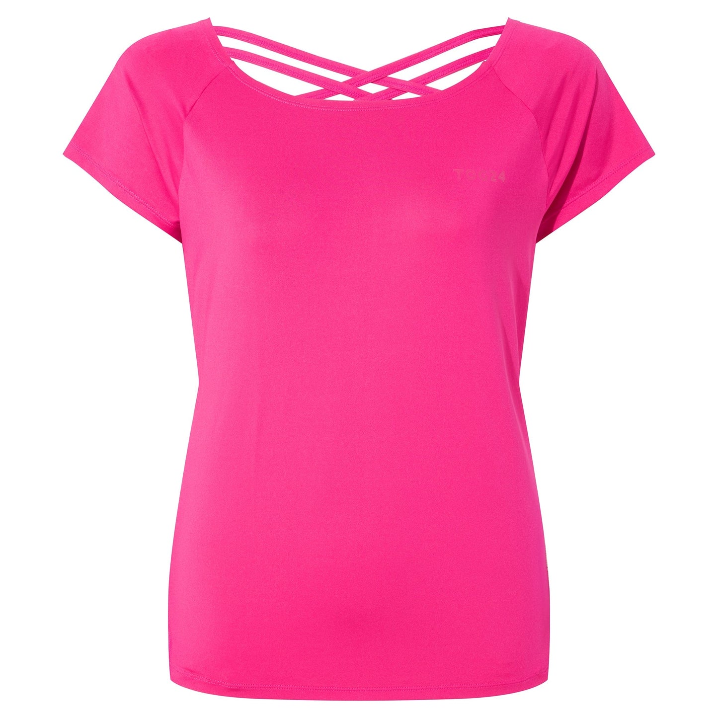 Halsam Womens Tech T-Shirt - Vibrant Pink