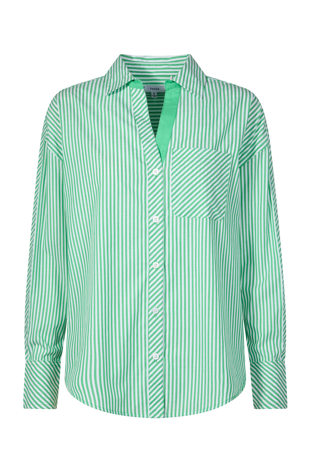 Helena Womens Oversized 100% Cotton Long Sleeve Shirt - Optic White