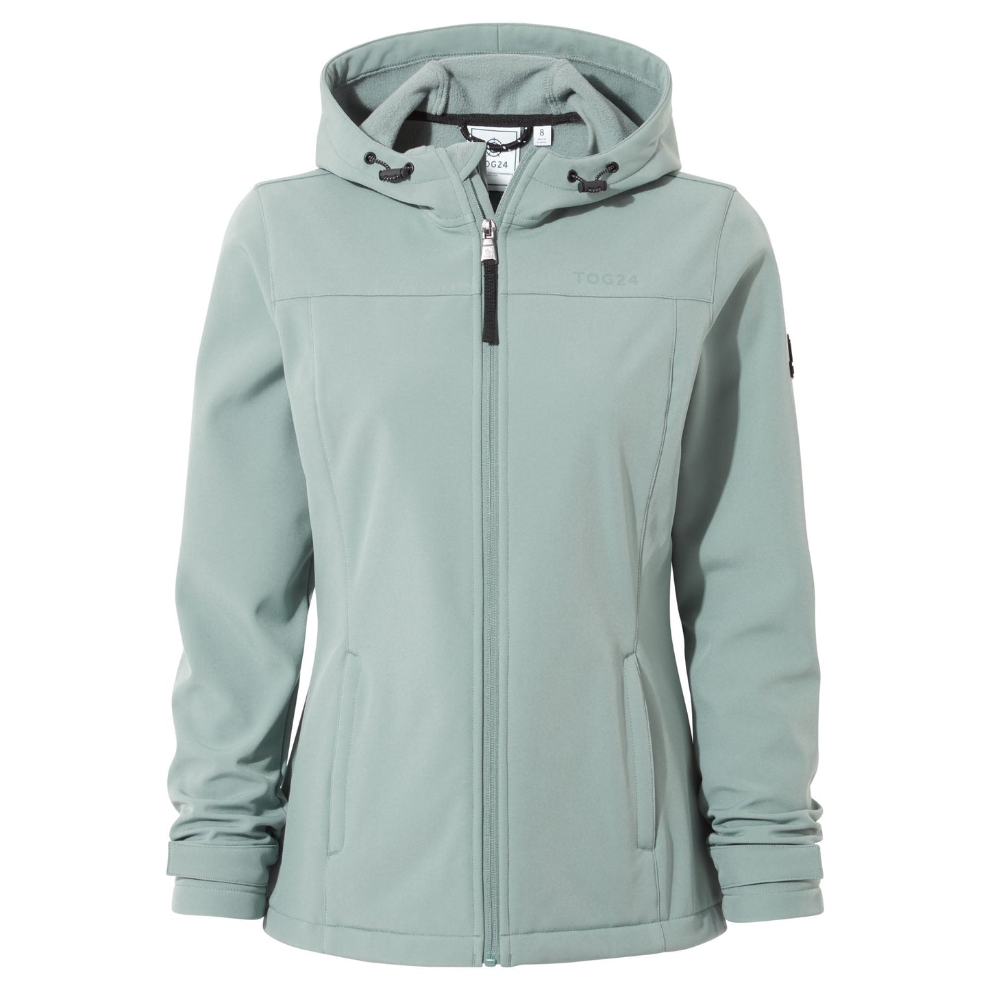 Keld Womens Shower Resistant Hooded Softshell Jacket - Smokey Teal