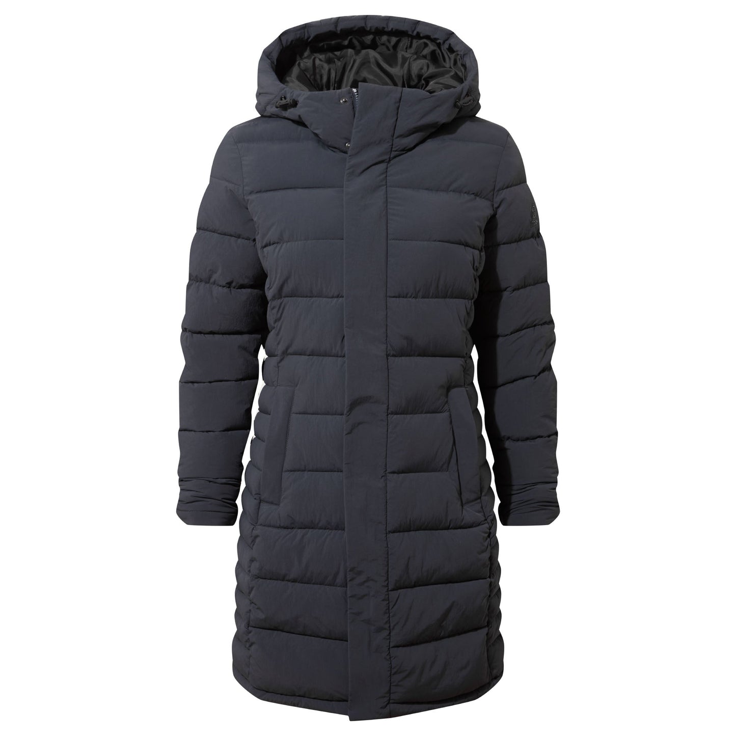 Kirkham Womens Long Shower Resistant Insulated Jacket - Dark Indigo