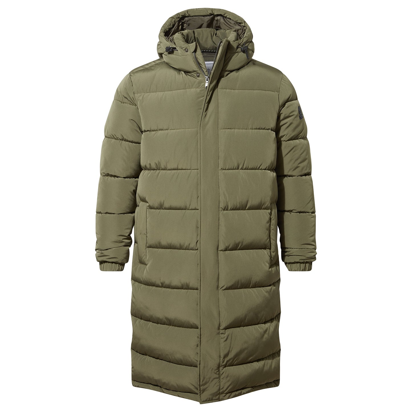 Langrick Mens Long Insulated Jacket - Khaki