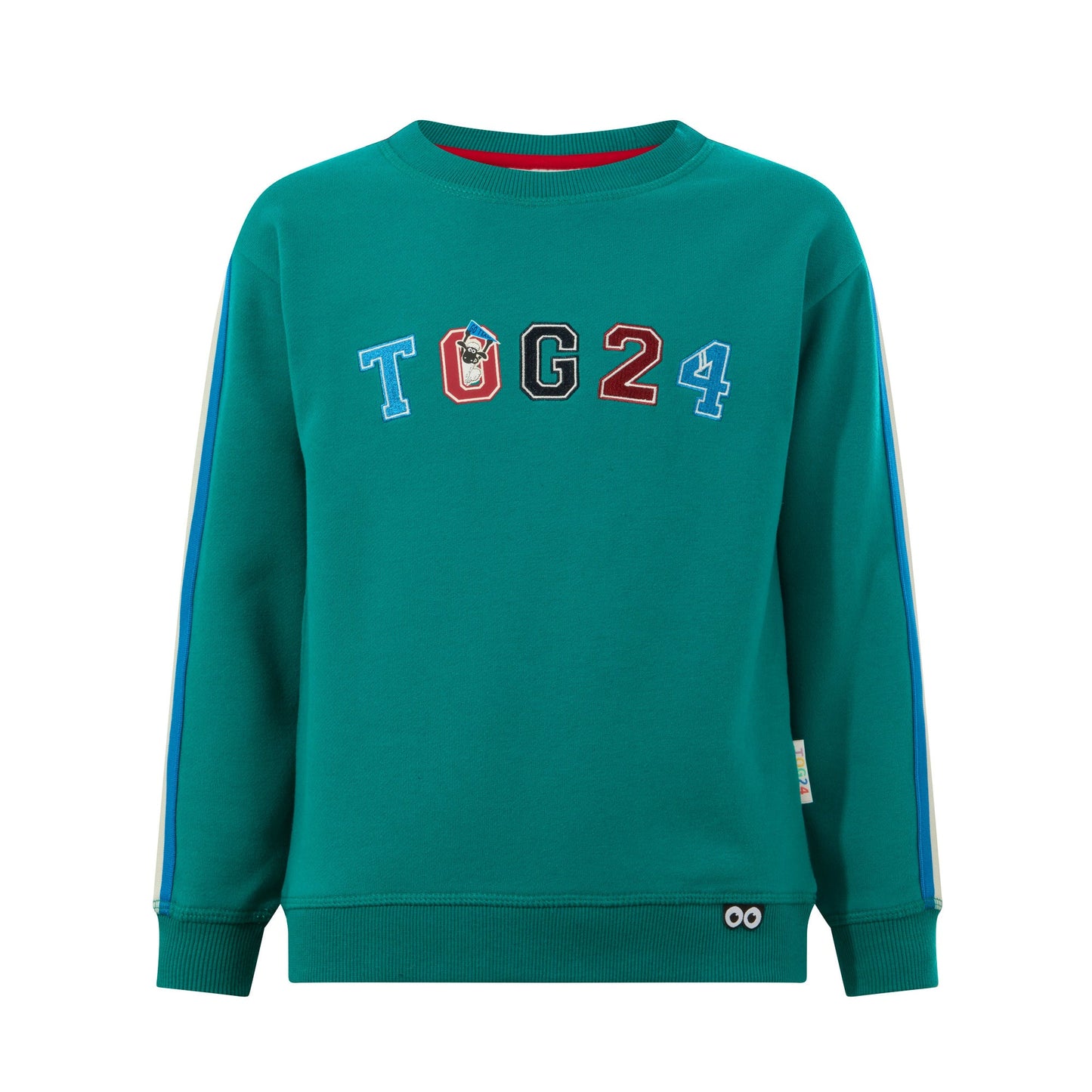 Lonk Shaun the Sheep Kids Supersoft Graphic Crew Neck Sweatshirt - Peacock Green