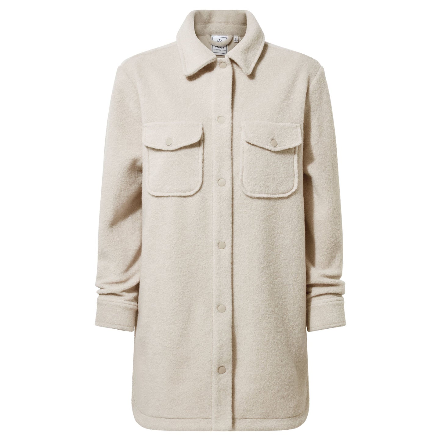 Nayla Womens Long Shacket - Warm Cloud