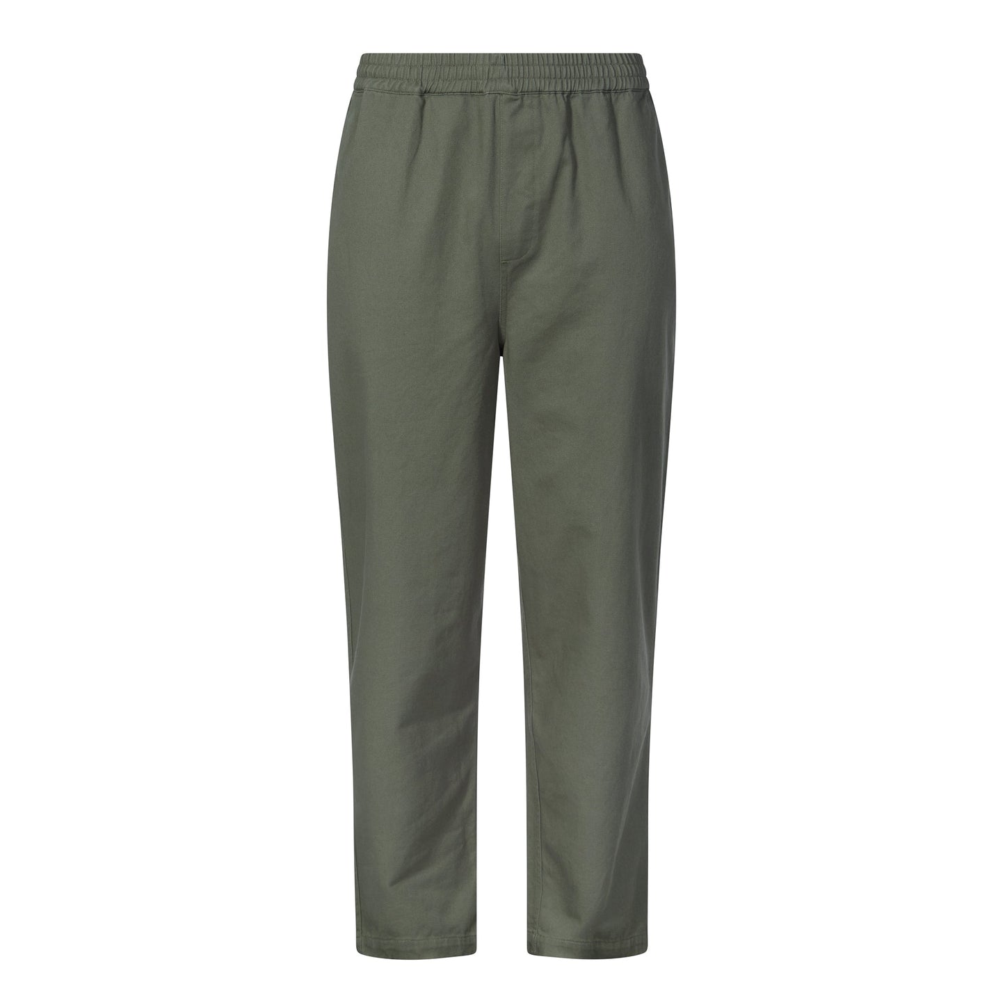 Nelson Mens Relaxed Fit 100% Cotton Heavyweight Straight Leg Trousers - Faded Khaki