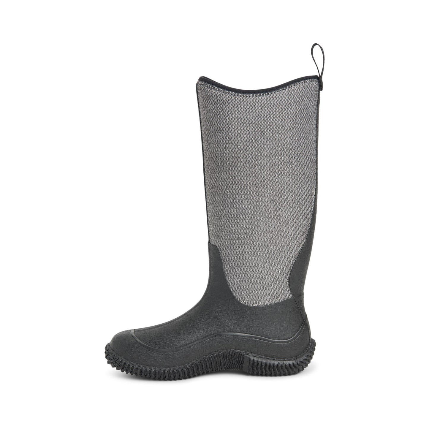 Muck Boots Hale Womens Wellington - Black/Fuzzy Herringbone