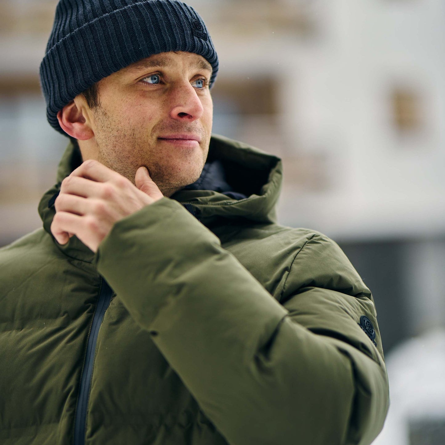 Brinkley Mens Parka - Khaki