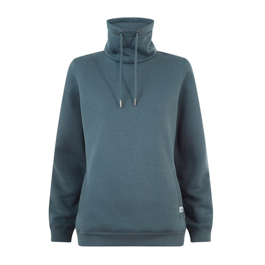 Abigail Womens Supersoft Funnel Neck Sweat - Graphite
