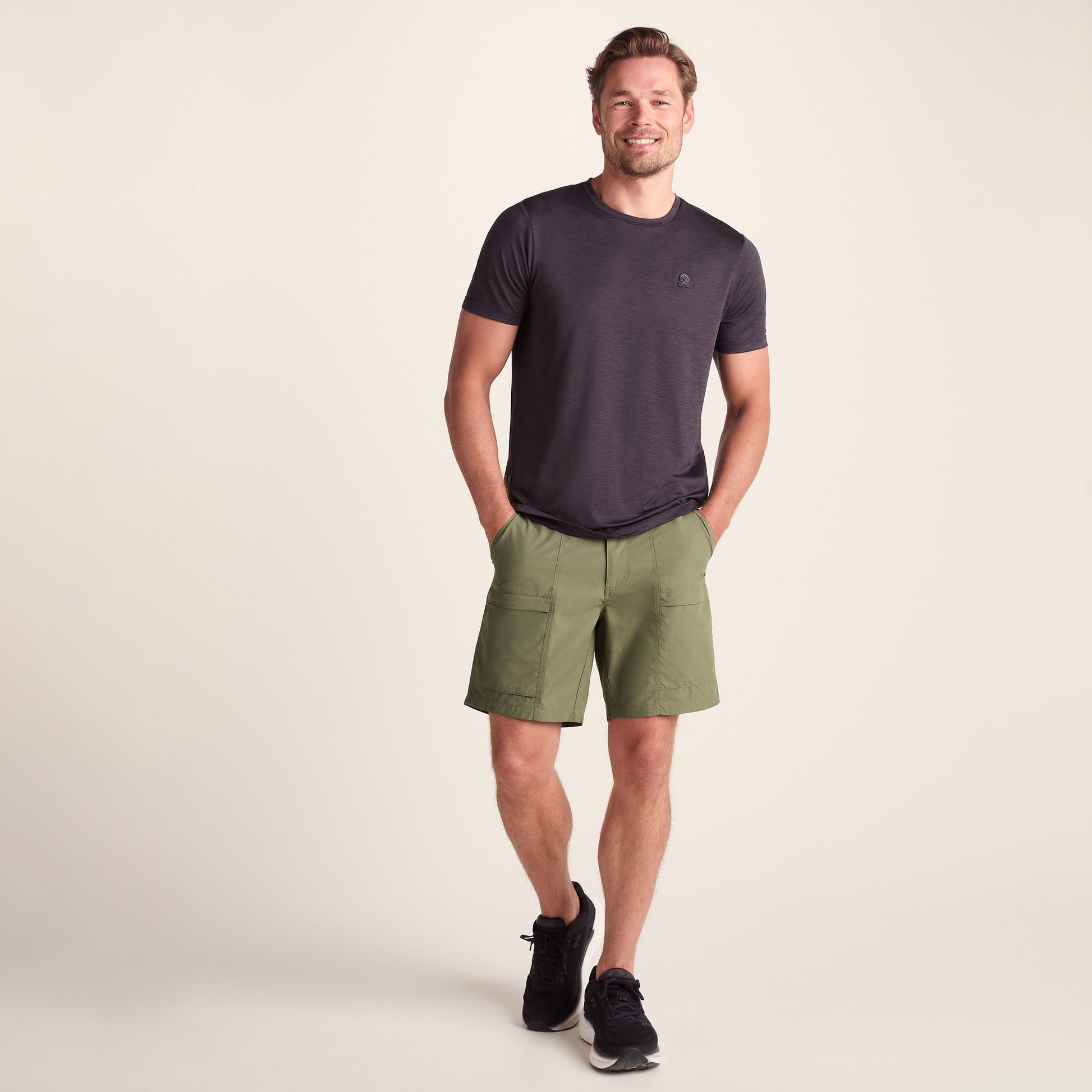 Activate Mens Performance Ripstop Shorts - Forage Green