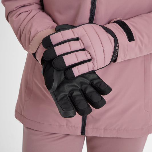Adventure Waterproof Insulated Ski Gloves - Faded Pink