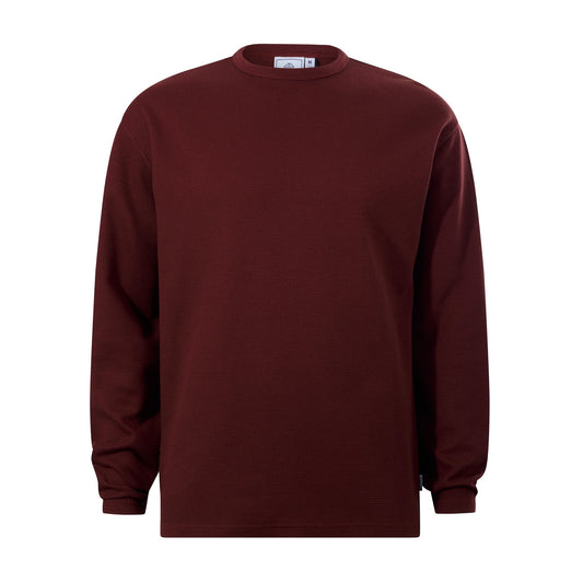 Ainsdale Mens Long Sleeve T-Shirt - Burnt Caramel