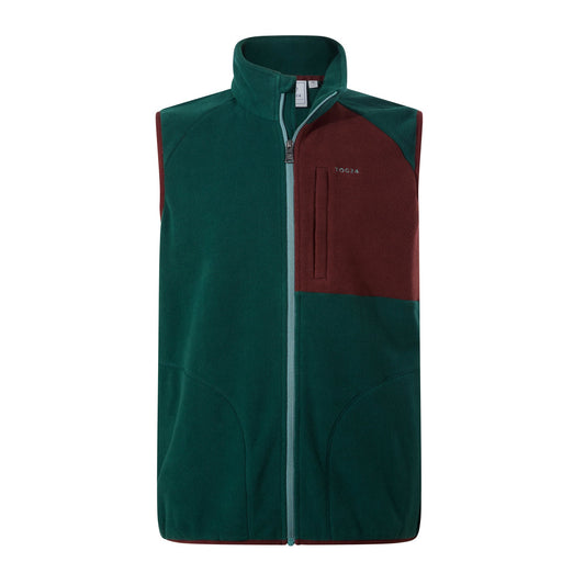 Ainsworth Mens Microfleece Gilet - Midnight Green