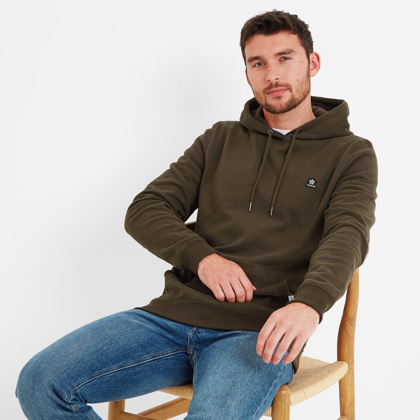 Akerman Mens Supersoft Hoody - Dark Khaki