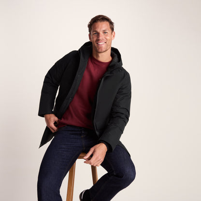 Aksel Mens Waterproof Insulated Parka - Black