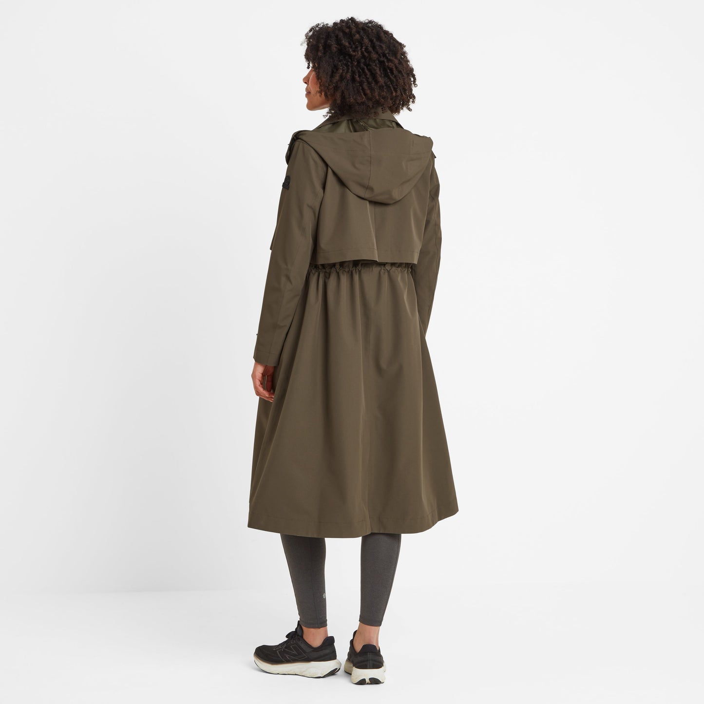 Alva Womens Waterproof Trench Coat - Khaki