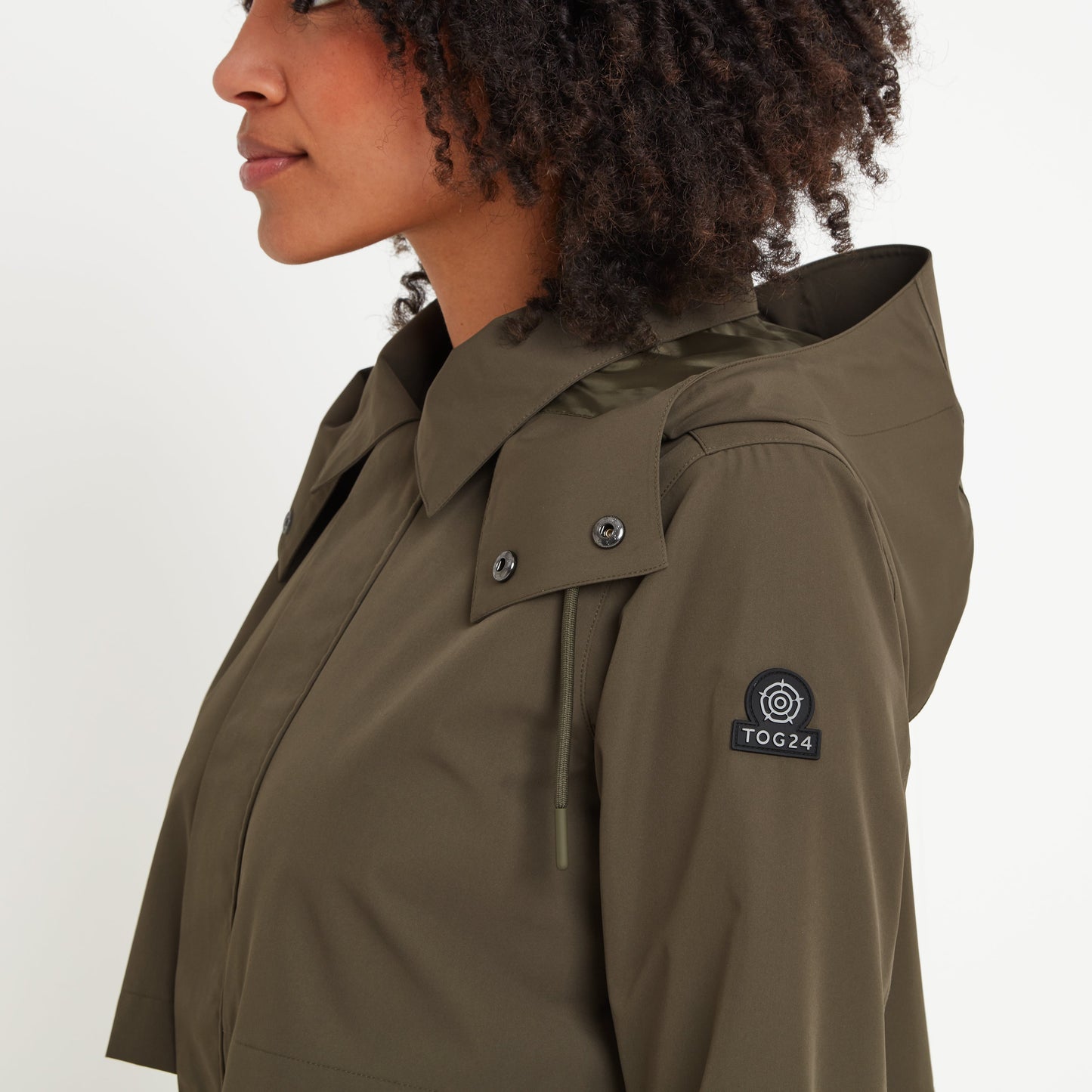 Alva Womens Waterproof Trench Coat - Khaki