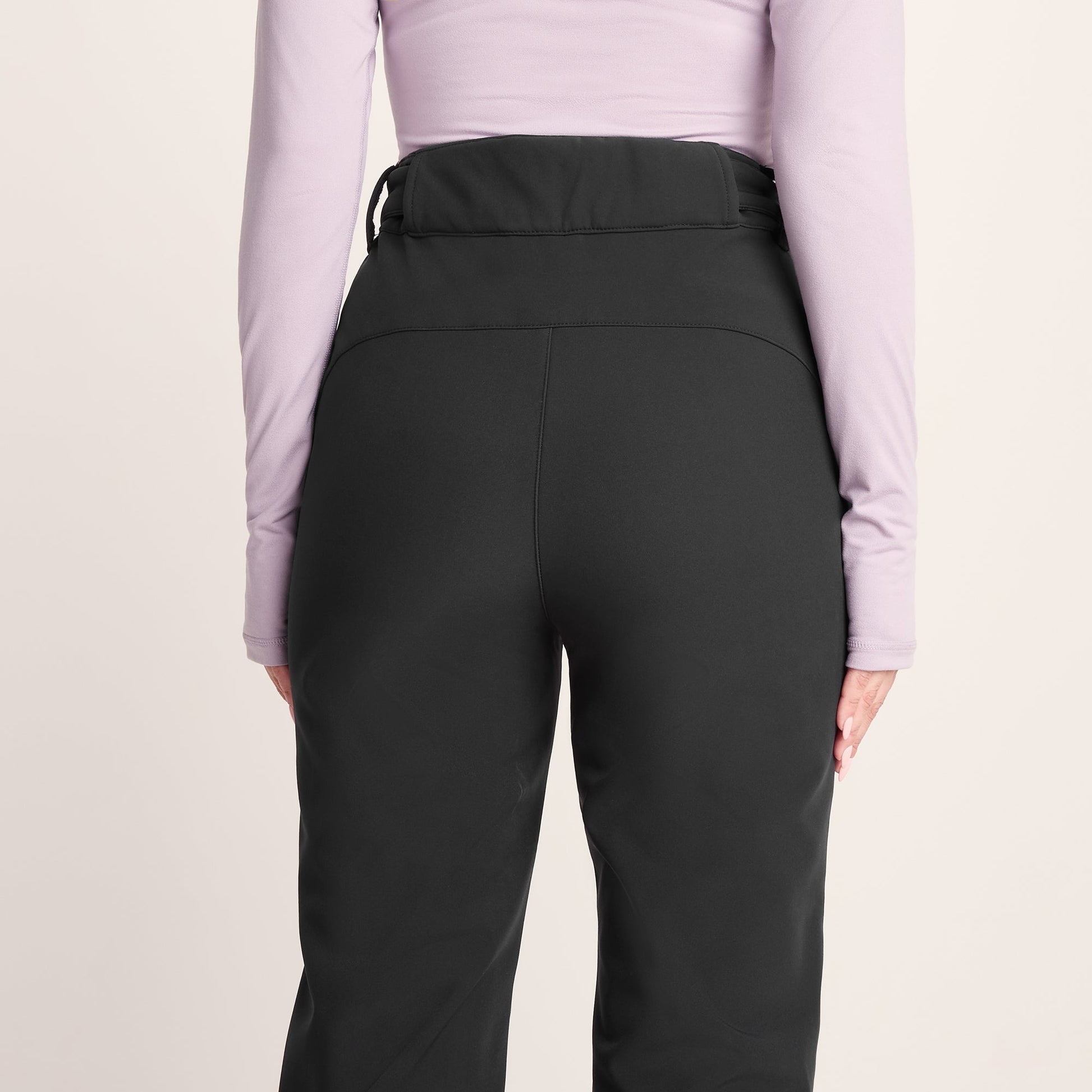 Annecy Womens Softshell Salopettes - Black