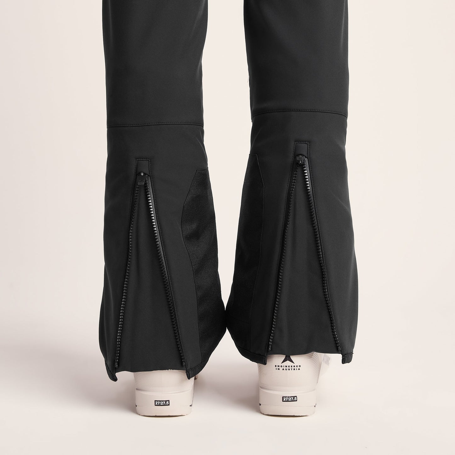 Annecy Womens Softshell Salopettes - Black
