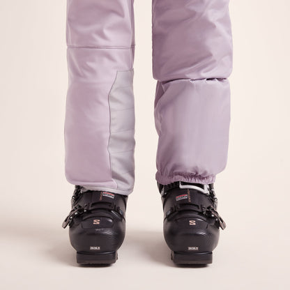 Annecy Womens Softshell Salopettes - Lavender Grey
