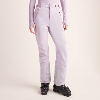 Annecy Womens Softshell Salopettes - Lavender Grey
