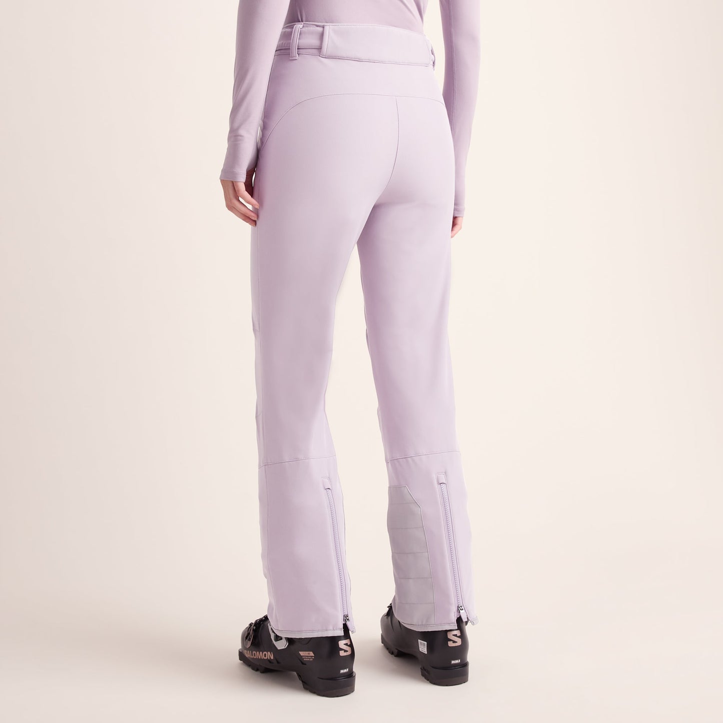 Annecy Womens Softshell Salopettes - Lavender Grey