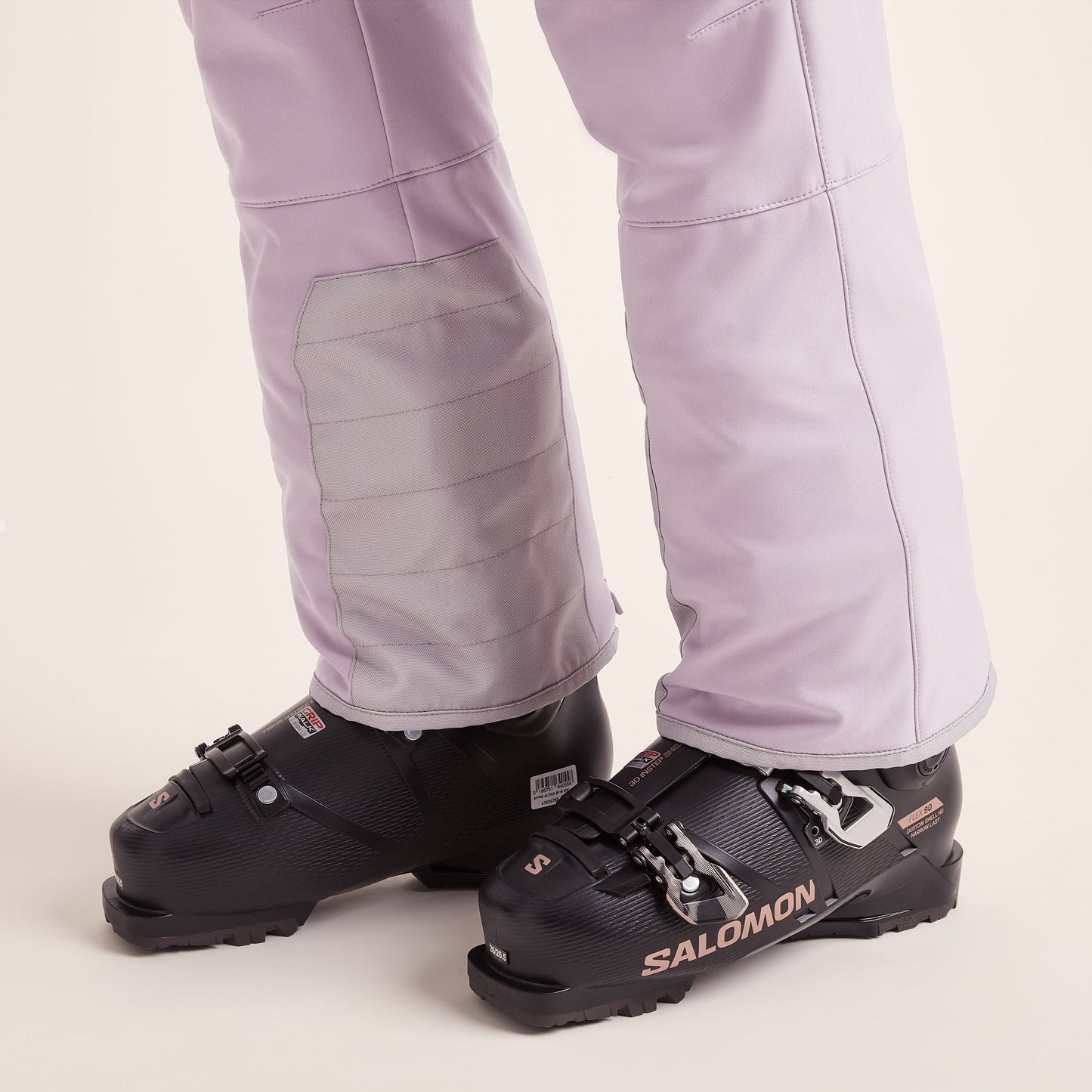 Annecy Womens Softshell Salopettes - Lavender Grey