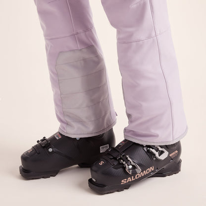 Annecy Womens Softshell Salopettes - Lavender Grey