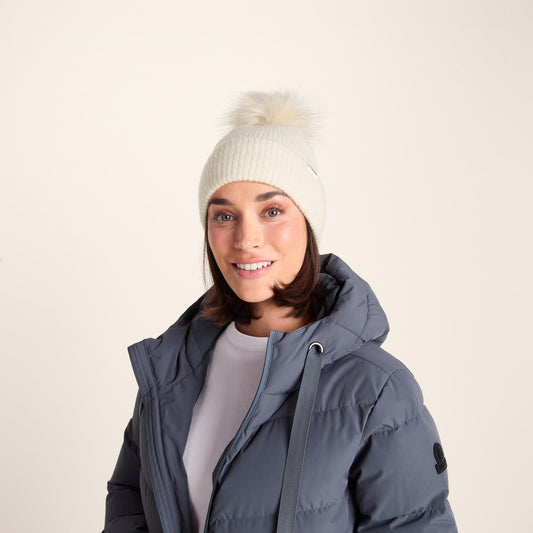 Anya Knit Hat - Vanilla