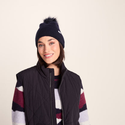 Anya Knit Hat - Oxford Blue