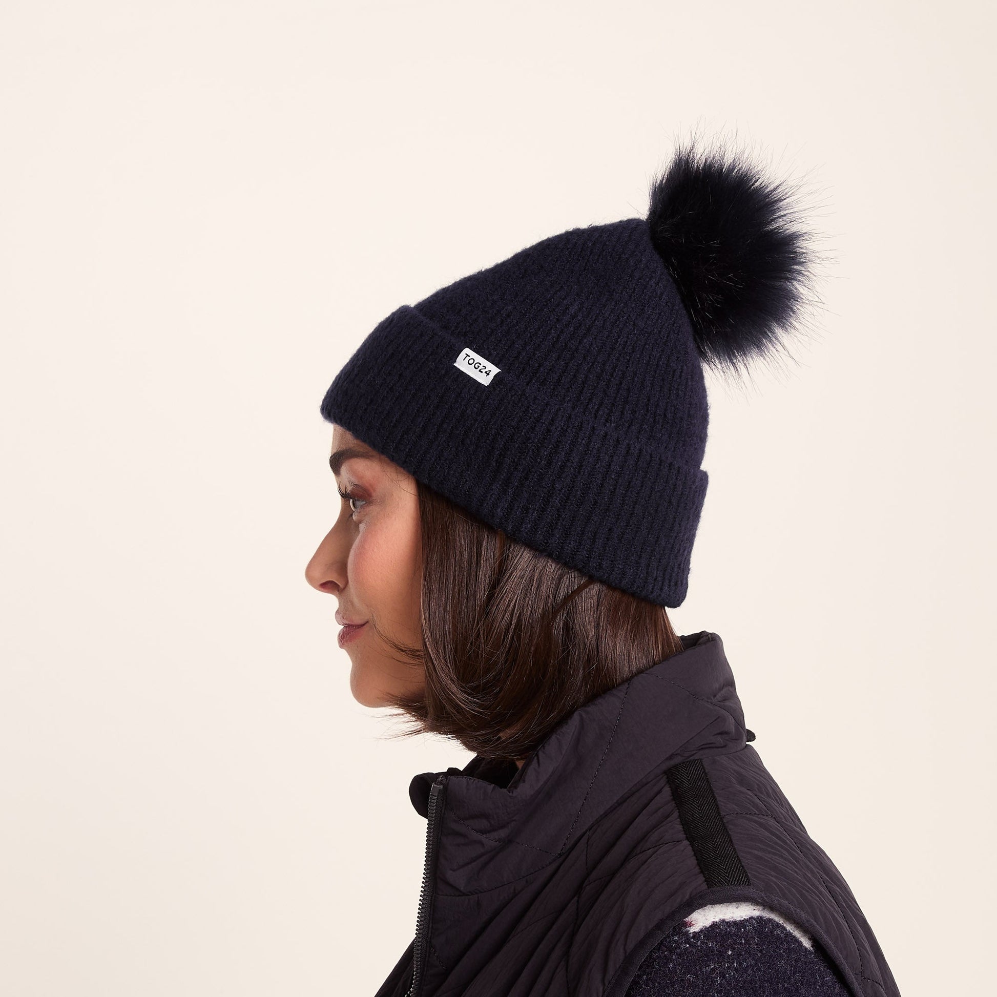 Anya Knit Hat - Oxford Blue