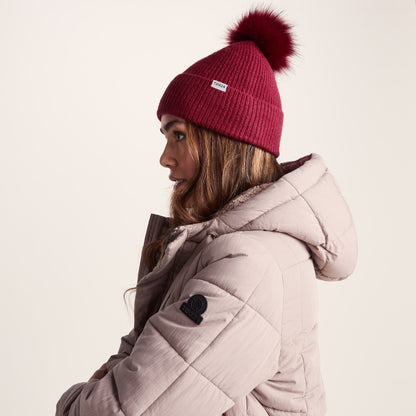 Anya Knit Hat - Washed Burgundy