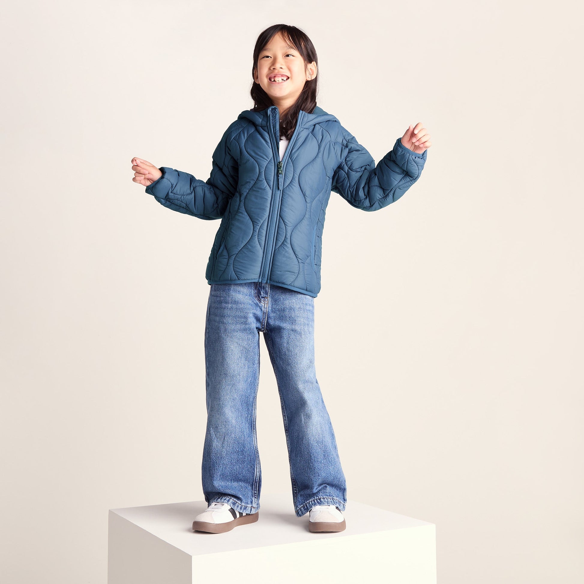 Arbor Kids Shower Resistant Padded Jacket - Blue Jay