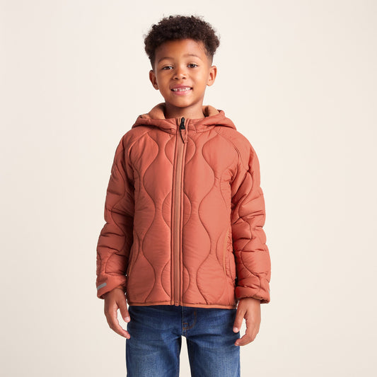 Arbor Kids Shower Resistant Padded Jacket - Canyon Orange