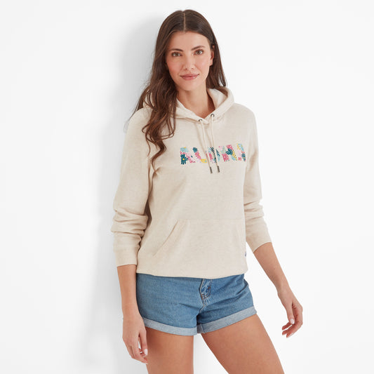 Arizona Womens Supersoft Hoody - Ecru Marl