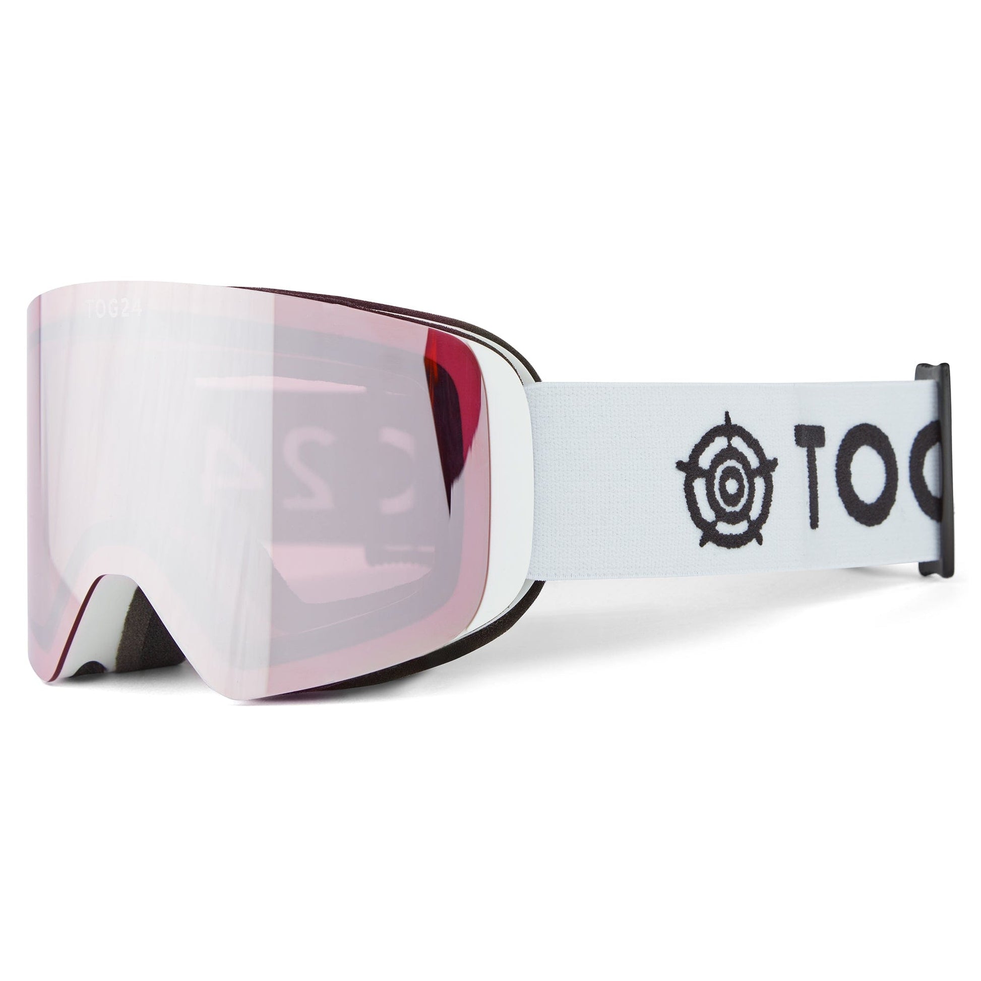 Arosa Goggles - Matt White/Vermillion