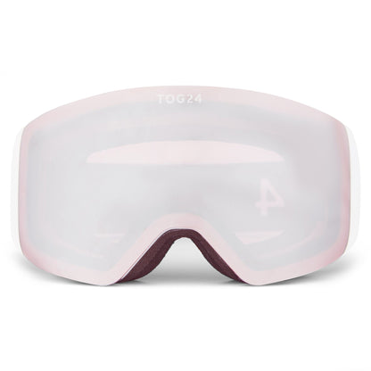 Arosa Goggles - Matt White/Vermillion