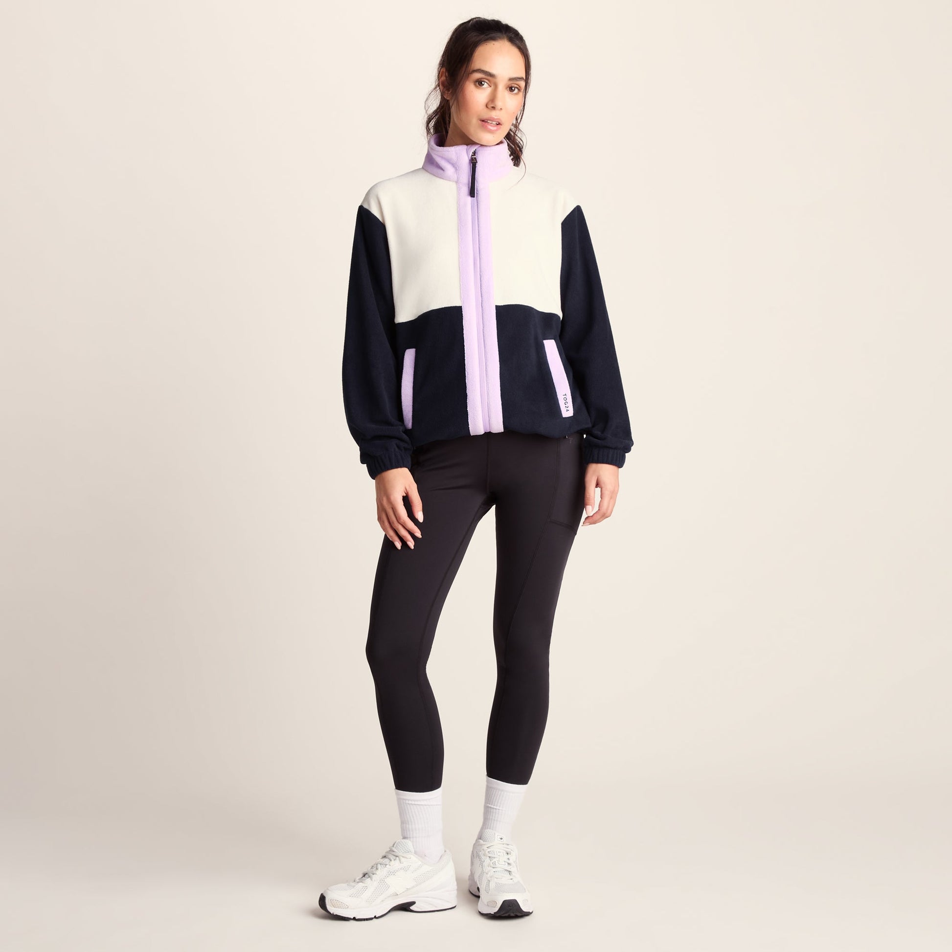 Bardon Womens Relaxed Fit Microfleece Jacket - Dark Indigo