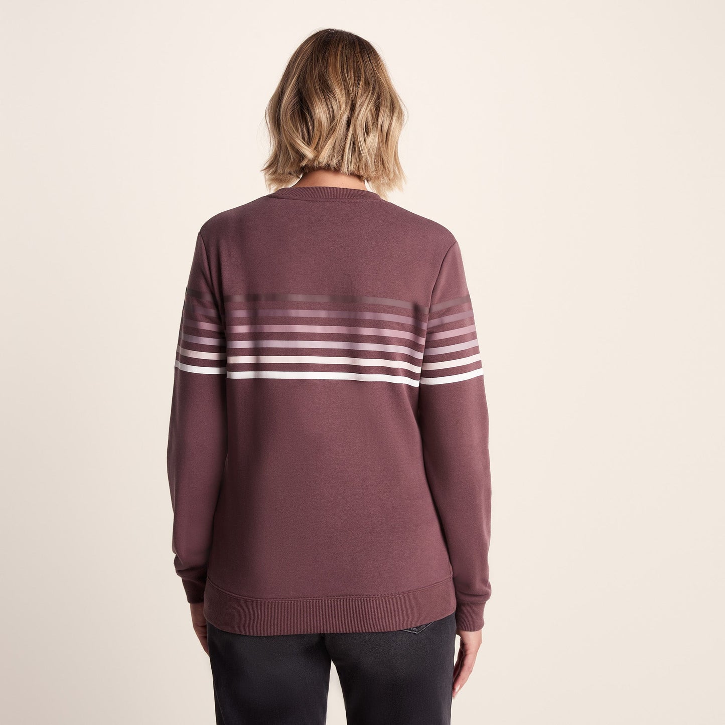 Bayman Womens Supersoft Sweat - Dark Mauve