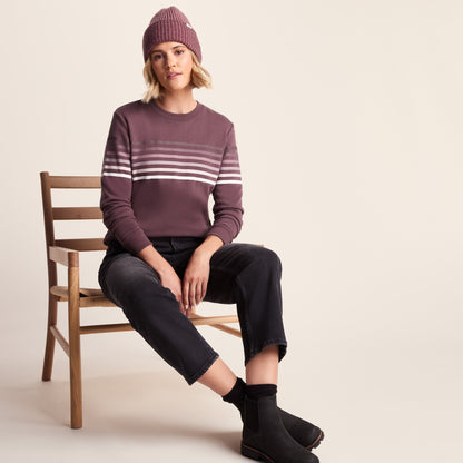 Bayman Womens Supersoft Sweat - Dark Mauve