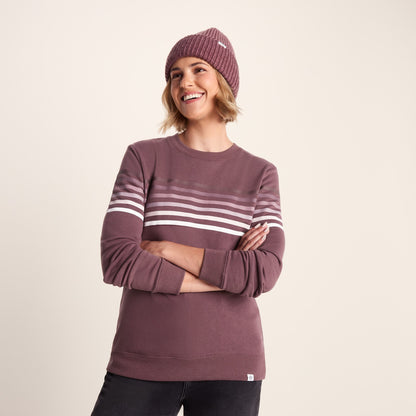 Bayman Womens Supersoft Sweat - Dark Mauve