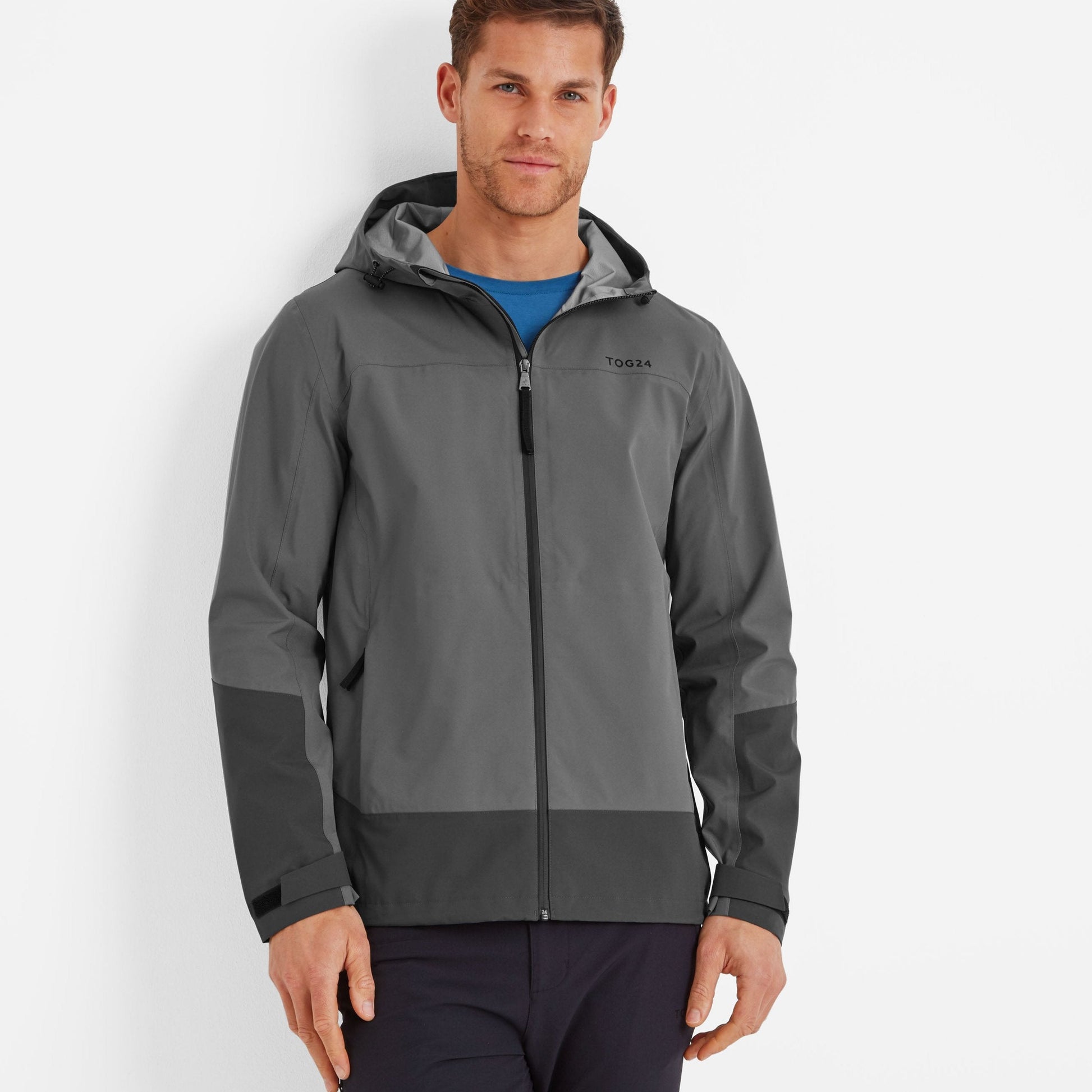 Bowston Mens Performance Waterproof Jacket - Soot Grey