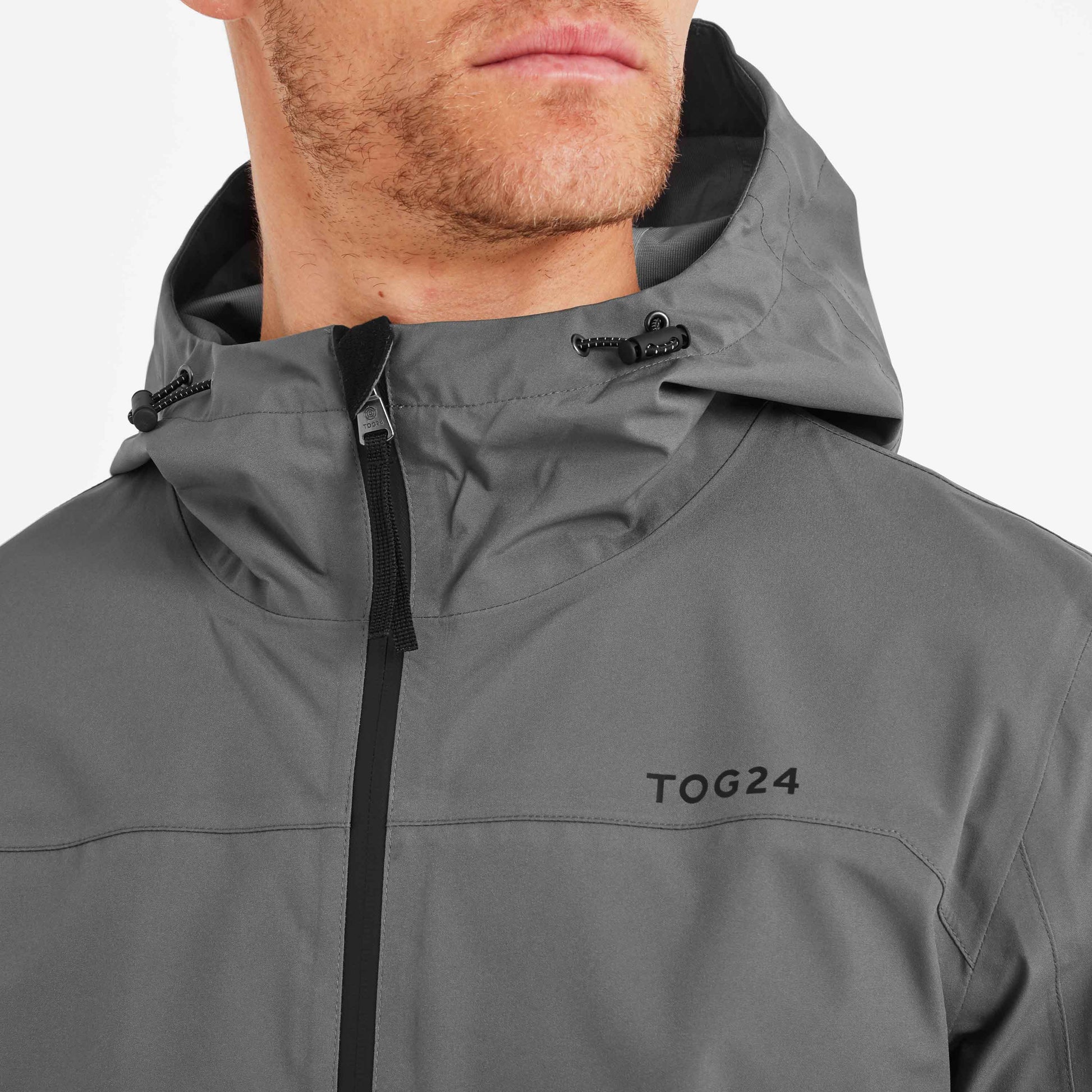 Bowston Mens Performance Waterproof Jacket - Soot Grey