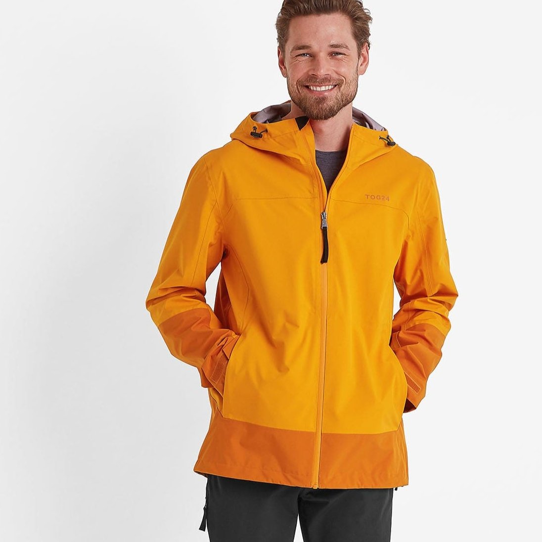 Bowston Mens Performance Waterproof Jacket - Tangerine
