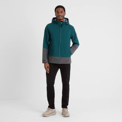 Bowston Mens Performance Waterproof Jacket - Petrol Green
