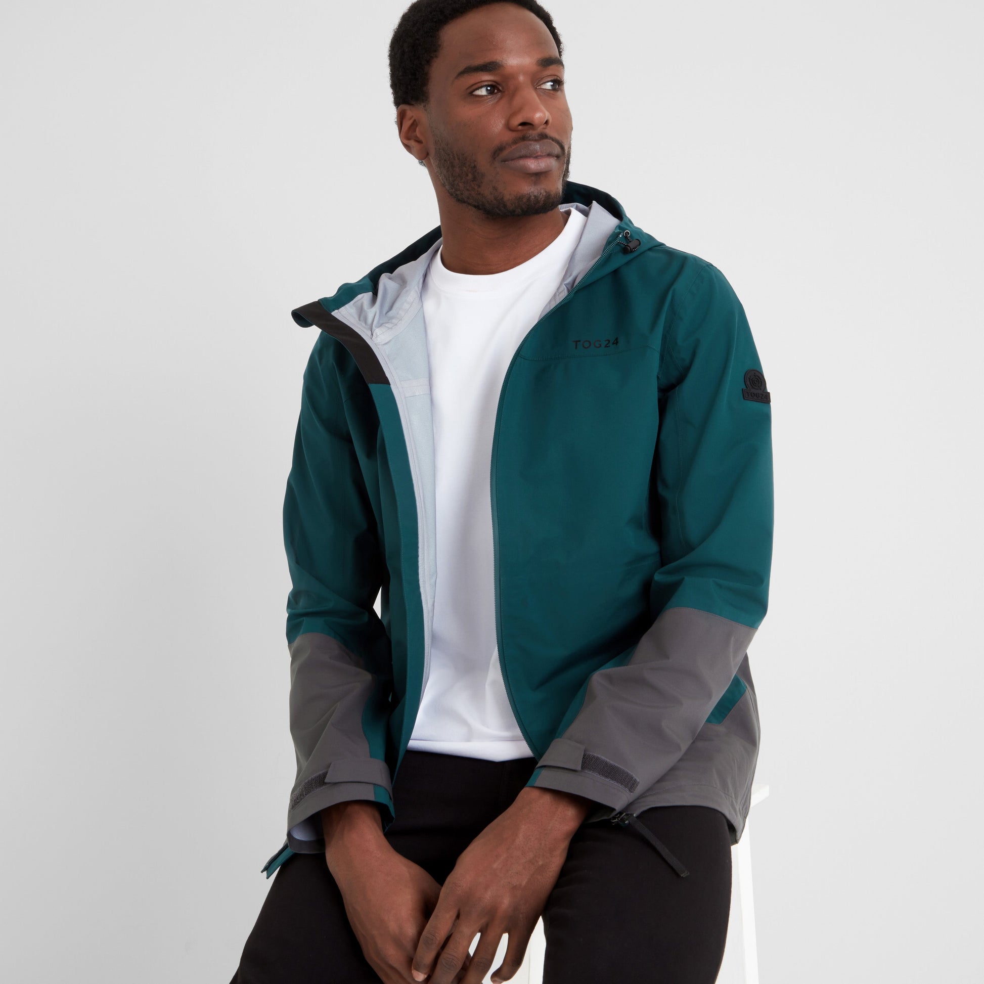 Bowston Mens Performance Waterproof Jacket - Petrol Green