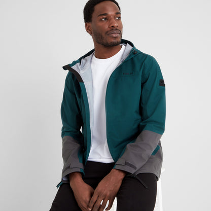 Bowston Mens Performance Waterproof Jacket - Petrol Green